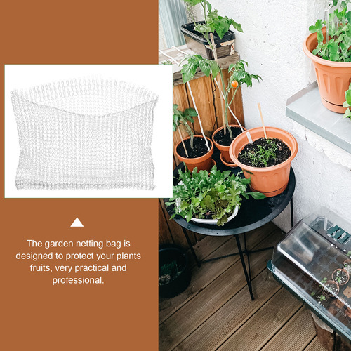 Bolsa De Malla De Acero Inoxidable Root Baskets Plants, 6 Un