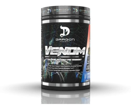 Pre Entreno Dragon Pharma Venom 40 Servs Extrema Potencia Sabor Bomb Pop