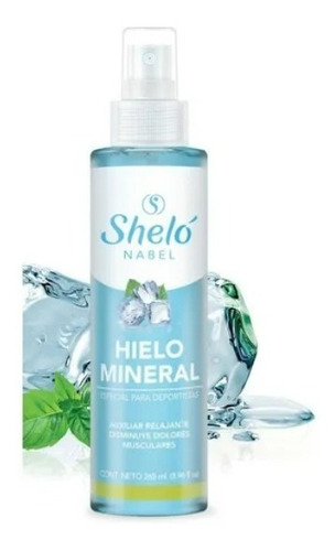  Hielo Mineral Sheló Nabel 265 Ml Tipo De Envase Atomizador