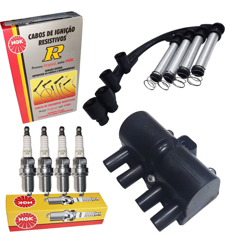 Kit Encendido Corsa Classic Bobina + Cables + Bujia Ngk