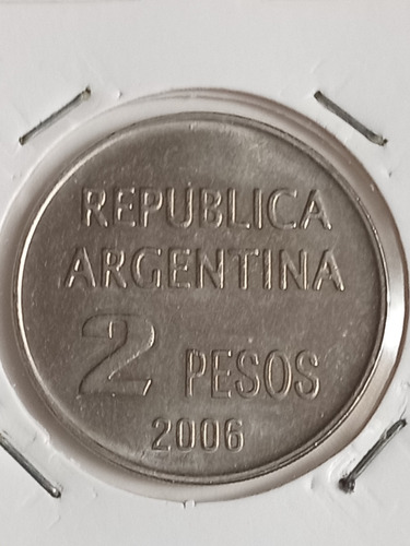 Argentina 2006. Moneda De 2 Pesos. Derechos Humanos. Mira!!!