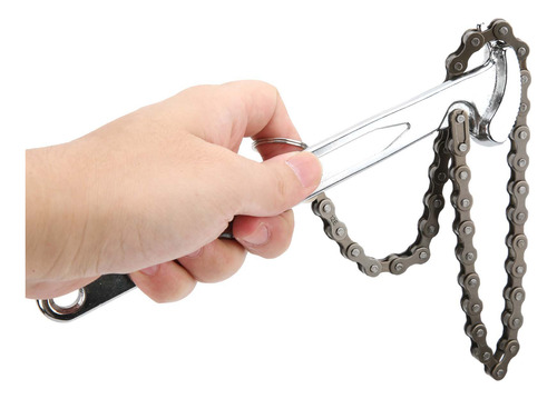 Llave De Cadena De 9 Pulgadas, Ajustable, Con Trinquete Reve