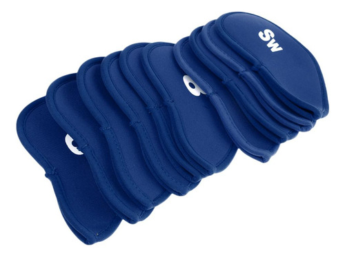 2 X 10 Piezas De Cubiertas Para Palos Para Golf Cabeza Azul