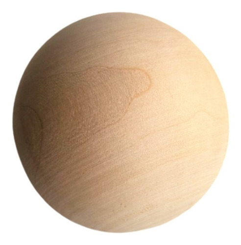 Esfera Bocha Pelota Grande Madera Didactica 7,8 Cm Diametro