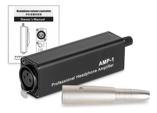 Amplificador De Potencia Portátil De 3,5 Mm A Xlr, Convertid