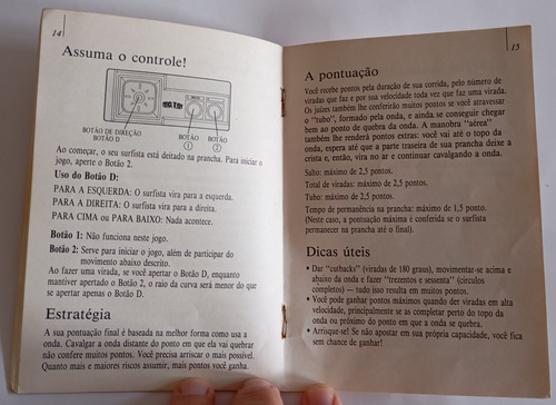 Manual Do Jogo Jogos De Verão Master System Tec Toy (Usado)
