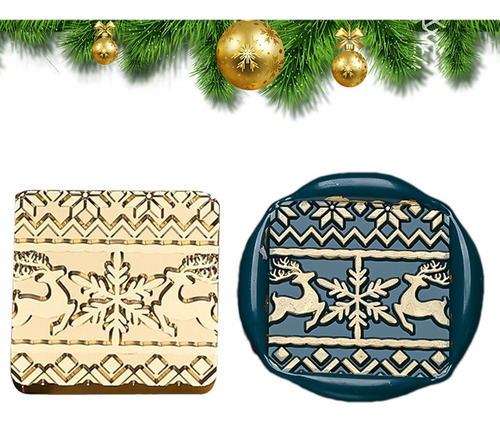 Kit Para Hacer Tarjetas De Navidad Sello De Cera Retro Con C