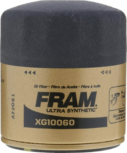 Filtro Aceite Sintetico Fram Chevrolet Colorado 2.5l 2015