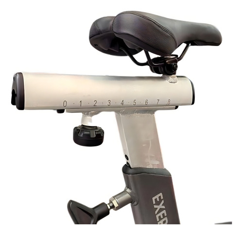 Bicicleta Spinning Indoor Fitness Rueda 20 Kg Peso Max 140kg Color Negro