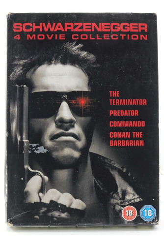 Box Filmes Arnold Therminator Predator Conan Commando A18074