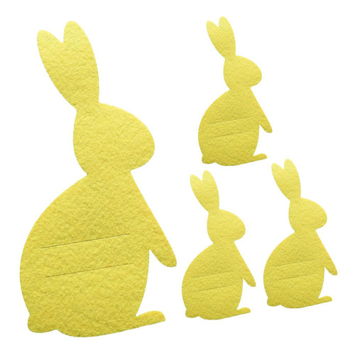 4 Uds. De Soportes Para Cubiertos Y Utensilios De Amarillo