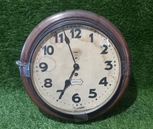 Antiguo Reloj De Pared Oficina Postal, Junghans Estrella 