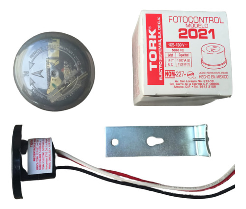 Fotocelda Tork 2021 110v Encendido Apagado Automatico Focos