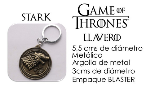 Juego De Tronos Got Llaveros Lannister Targaryen Stark