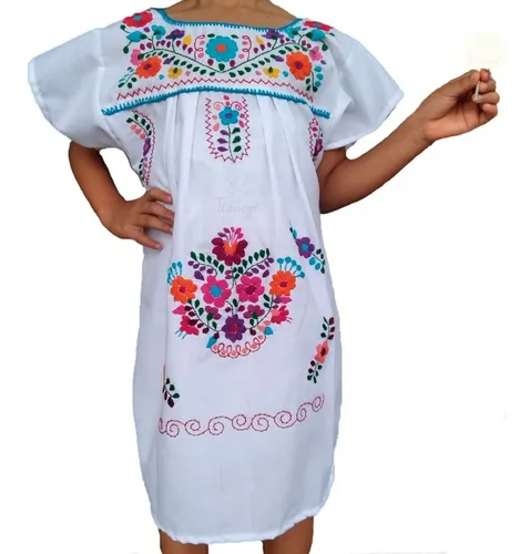 Vestidos Bordados A Mano | MercadoLibre