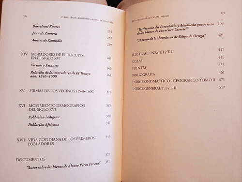 Historia Cultura Pobladores Y Moradores Del Tocuyo 1545-1600