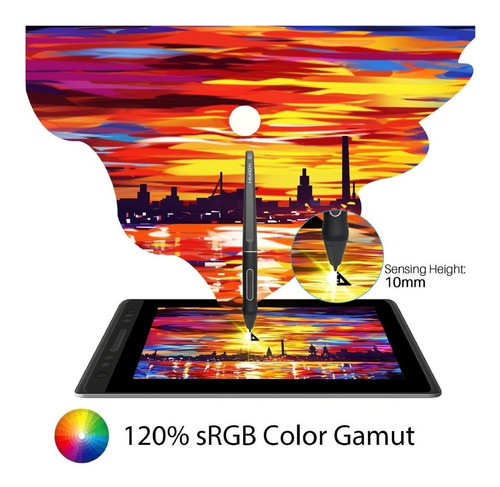 Imagen 5 de 10 de Tableta Gráfica Con Pantalla Hd Huion Kamvas 13 Pro = Wacom
