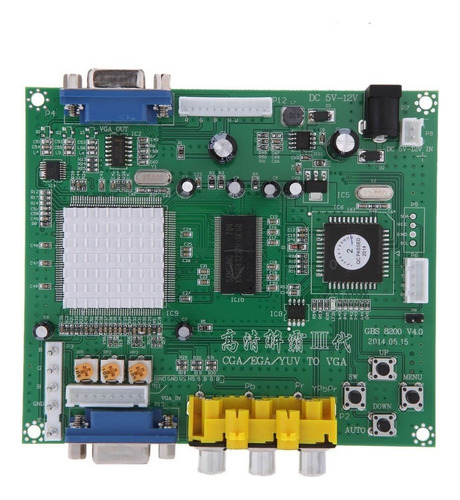 Placa De Módulo De Relé Gbs8200 Cga/ega/rgb A Vga Arcade Gam