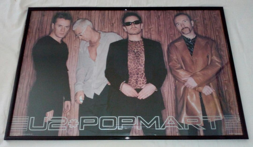 Afiche Montado U2 Gira Popmart 1997