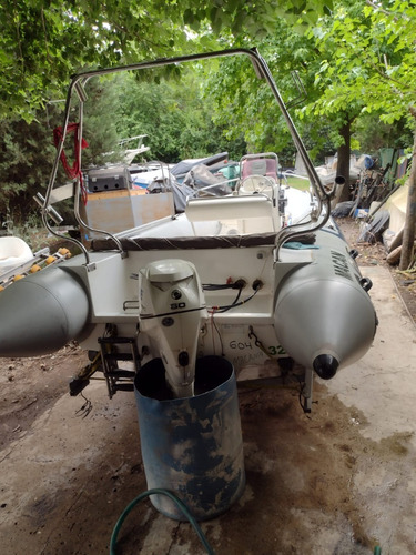 Imagen 10 de 11 de Semirrigido Kiel 560 Evinrude Etec 60 Hp -trailer