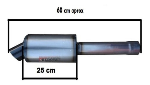 Imagen 4 de 10 de Muffler Tacho Bumbum Camara Deportiva Silenciador Silens