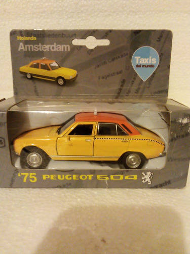 Auto A Escala Taxi Peugeot 504 '75