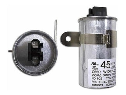 Capacitor Lavadora Whirlpool 45uf Original Parte W10804665