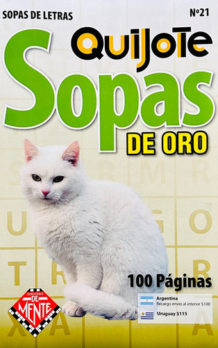 Quijote Sopas De Letras De Oro N° 21 - 100 Paginas