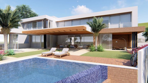 Casa Nova No Alphaville 10 | Residencial 10 | 5 Suítes | Piscina Com Borda Infinita | 6 Vagas Na Garagem - Cnc1458