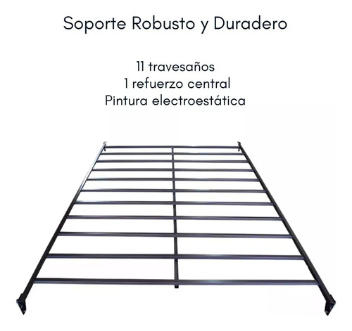 Litera Cama Matrimonial Luccia Base Colchon Con Escalera