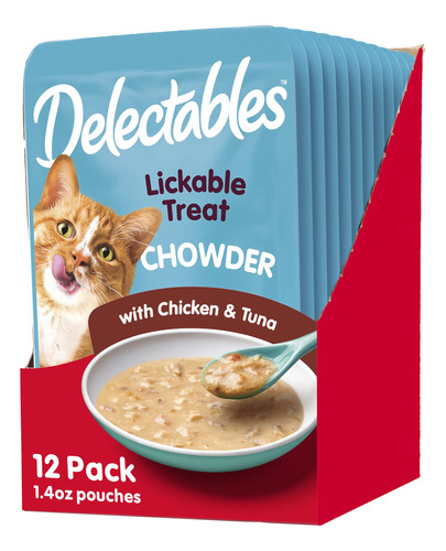 Hartz, Delectable Chowder, Comida De Gatos Para Lamer