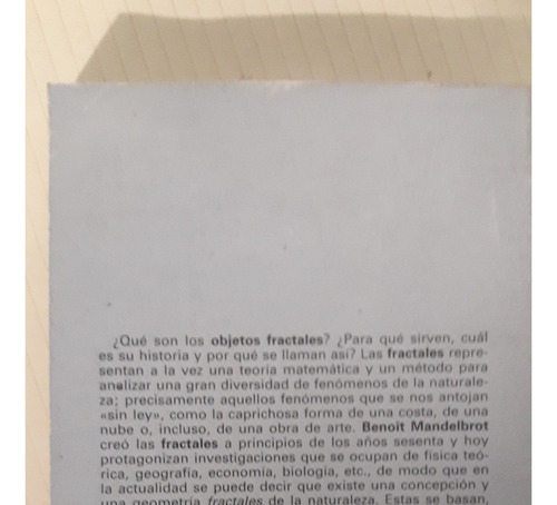 Los Objetos Fractales / Benoit Mandelbrot (Usado)