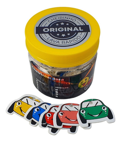 Imagem 4 de 6 de Cheirinho Para Lava Rápido Sache 50 Und Aroma Carro Novo