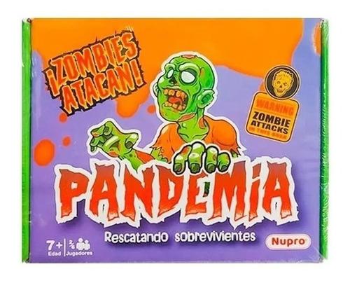 Juego De Mesa Cartas Pandemia Zombies Atacan Nupro Dgl Games