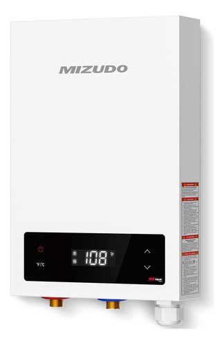 Mizudo Calentador De Agua Electrico Sin Tanque, 14kw 240v, C