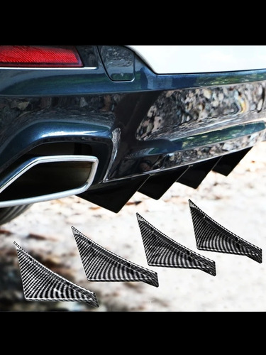Aletas Tiburón Difusor Trasero Paragolpe Universal Tuning