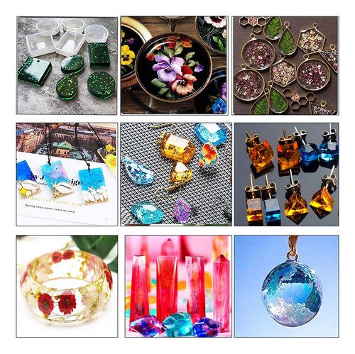 142x Molde De Resina Kit De Silicona Colgante Pulsera Molde