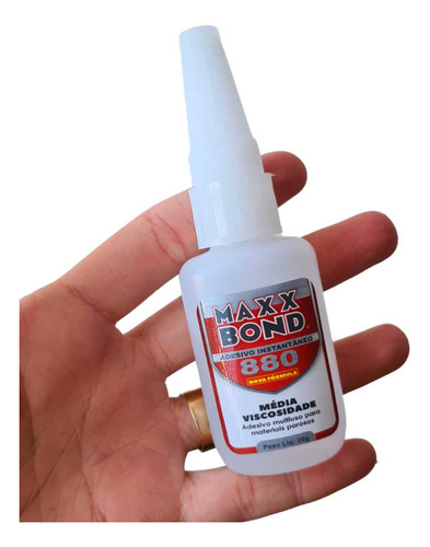 Kit 12 Un. Cola Instantânea Maxx Bond 880 Super Adesivo 20g