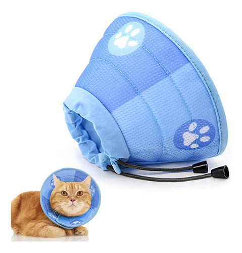 Collar De Recuperación Para Gatos Círculo Isabelino