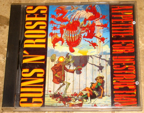 Cd Guns Roses - Appetite Destruction (1987) 1º Ed. C/ Slash