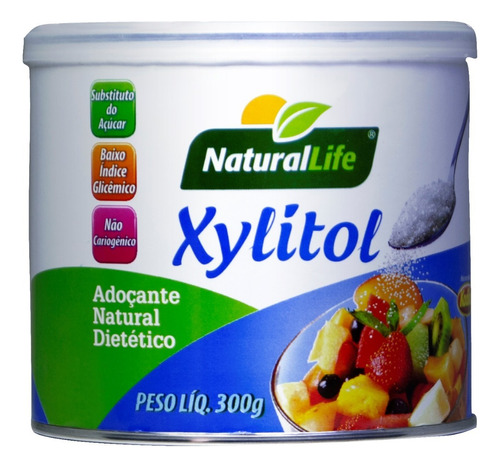 Kit De 6 Adoçantes De Xylitol 300g Natural Life - Kodilar