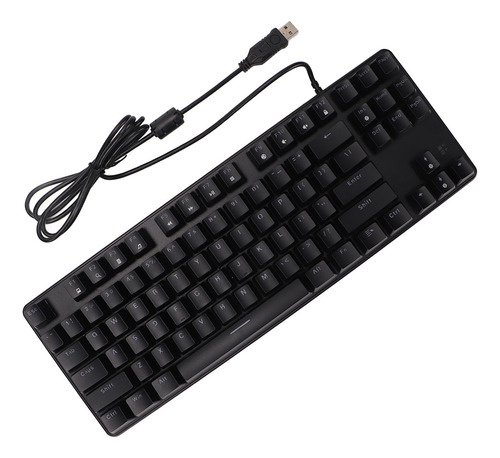 Teclado Mecânico De 87 Teclas, Azul, Luz De Fundo Rgb, Duas