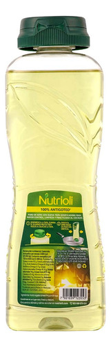 Aceite Vegetal Nutrioli Antigoteo Puro De Soya 700ml