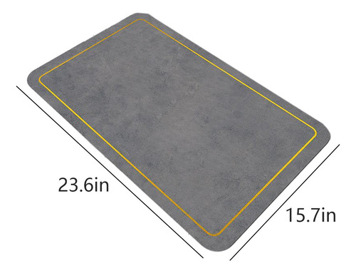 Alfombra De Baño De Diatomeas, Superabsorbente, De Secado Rá