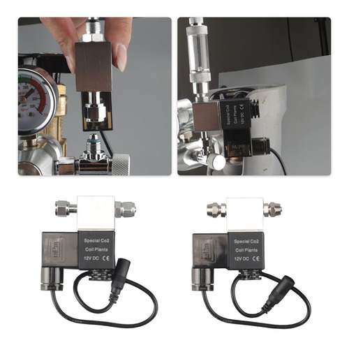 Válvula Solenóide De Saída Dc 12v Regulador Do Sistema De Aq