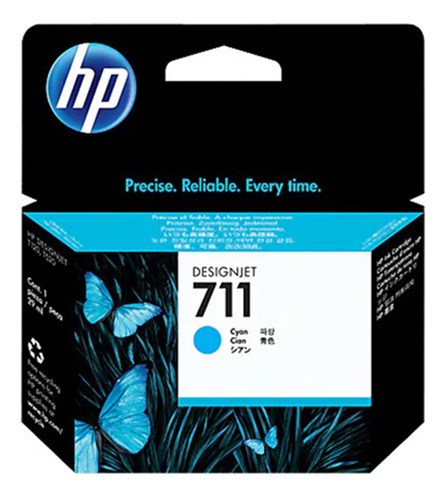 Cartucho Hp 711 Cian Original 29ml Hp Designjet T120 T520
