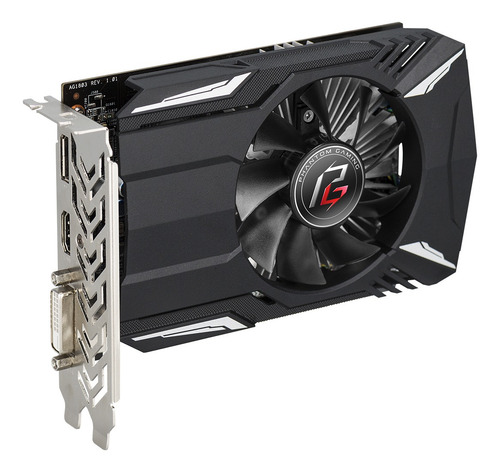 Placa de video AMD ASRock Phantom Gaming Radeon RX 500 Series RX 550 PHANTOM G R RX550 2G 2GB