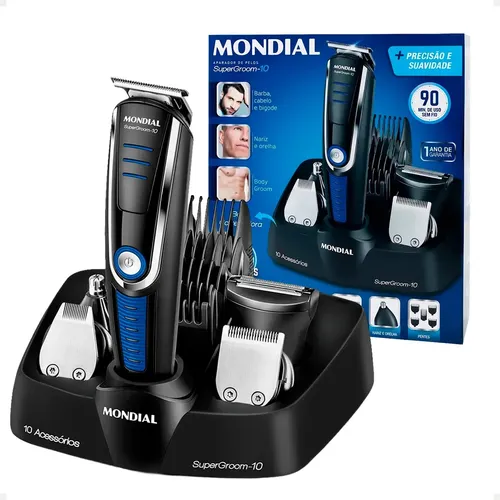 Mondial Aparador de Pelos Super Groom 10 Mondial 6W Bivolt BG-03