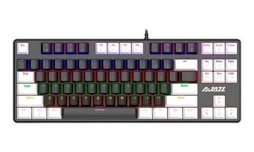 Imagen 2 de 3 de Teclado Mecánico Retroiluminado Switch Black Robocop 87k