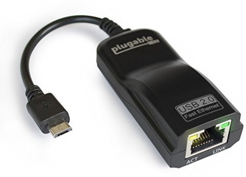 Adaptador Usb 2.0 Otg Micro-b A 10/100 Fast Ethernet Para Ta